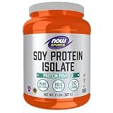 NOW Foods Sports Nutrition, Soy Protein Isolate 20 g, 0 Carbs, Unflavored Powder, 2-Pound