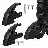 SUPVOX 2-Pack Replacement Heel Brake Assembly for Inline Skates - Complete Brake Pad + Bracket + Screws Kit for Skate Maintenance