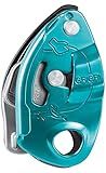 Petzl GRIGRI Belay Device - Belay Device with Cam-Assisted Blocking for Sport, Trad, and Top-Rope Climbing - Blue