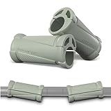 N-Gage Grips EZ– Patented Angled Barbell Thick Grips for Joint Support & Muscle Activation – Ergonomic Bar Attachments for Strength Training - Gym Accessories Manufactured in the USA (1 Pair)