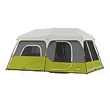 CORE 9 Person Instant Cabin Tent | Large Multi Room Family Pop Up Tent for 2 Minute Camp Setup