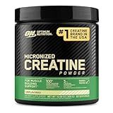 Optimum Nutrition Micronized Creatine Monohydrate Powder, Unflavored, 60 Servings, 300 Grams (Packaging May Vary)