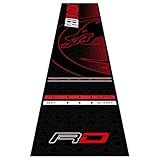 RED DRAGON Soft Feel Dart Mat with Throw Line for Soft and Steel Tip - Floor Mat Protection for Dart Board
