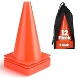 GHB Soccer Cones 7" 9" of 12 24 Pack Disc Soccer Sport Cones