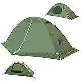 1-Person Backpacking Tent for 4-Season - Winter Waterproof Tent for One Person, Lightweight Camping Gear for Backpacking, Easy Set Up Cold Weather Essentials by Underwood Aggregator