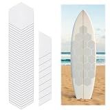Klyyo Clyro 36 Pcs Clear Hexagon Surfboard Traction Pad DIY Set