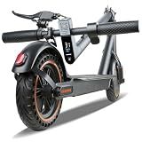 Electric Scooter, 8.5" Solid Tires E Scooter for Adult, Peak 500W Motor, Up to 19MPH /19-21Miles Commuter Escooter, with Smart APP and Cruise Control Portable Scooter Electric