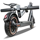 Electric Scooter, 8.5" Solid Tires E Scooter for Adult, Peak 500W Motor, Up to 19MPH /19-21Miles Commuter Escooter, with Smart APP and Cruise Control Portable Scooter Electric