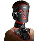 Red Light Therapy Mask for Face & Neck, 4 Modes, Cordless LED Face Mask