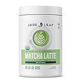 Jade Leaf Matcha Organic Cafe Style Sweetened Matcha Latte Green Tea Powder, Premium Barista Crafted Mix - Authentically Japanese, 50 Servings (1.1 Pound Tub)