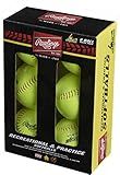 Rawlings | Official League Recreational Softballs | YWCS11 | 11" | 6 Count