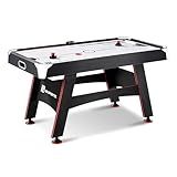 MD Sports 5 Ft. Air Hockey Table with Electronic Scorer and Pusher and Puck Set