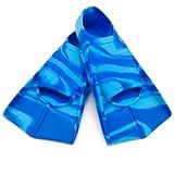 Gugmoy Swimming Training Fins,Kids Swim Fins,Comfortable Swimming Flippers Suitable for Children,Beginners,Girls,Boys,Adults (XS, 2Z-BlueBlue)