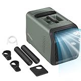 Portable Tent Air Conditioner, 5100 BTU 4-in-1 Cooling Camping AC Unit with 24h Timer & Fan, 110V Quiet Portable Air Conditioners for Tents, Truck, RV Outdoor and Home Use, Cools up to 200 sq ft