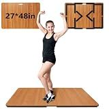 koretech Tap Dance Floor, Portable Tap Dancing Practice Board, Professional Tap Board for Tap Dancing, 48'' L x 27'' W, Oak