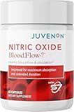 Juvenon BloodFlow-7 Nitric Oxide Supplements for Men & Women - Natural Nitric Oxide Booster with Nitrosigine® + S7® - Blood Flow & Circulation Support (1-Pack)