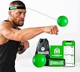 Boxbollen® Boxing Reflex Ball - The Notorious Conor McGregor Limited Edition - App-Connected Punch Counter - Reaction Ball for Hand Eye Coordination Training - Gift for Boxer Athlete, All Ages - Green