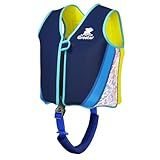 Kids Swim Vest Toddeler Floaties, Swim Floatation Training Vest for Boys Girls, Neoprene Swimming Aid with Adjustable Buoyancy & Safety Strap (2-3 Years)