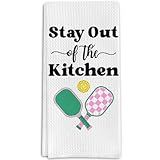 Pickleball Gifts Kitchen Towels for Pickleball Lover Player, Pickle Ball Decorative Towels for Bar Kitchen Bathroom
