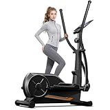 CURSOR Elliptical Exercise Machine, Elliptical Machine for Home with Hyper-Quiet Magnetic Driving System,8 Levels Resistance, Compact Elliptical with 12IN Stride & LCD Monitor, 330LBS Weight Capacity