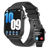 DIVOAZBVO Smart Watch for Men, 120+ Sports Modes Smartwatch with 1.83" HD Touchsreen, Sleep Monitor, IP67 Waterproof, Bluetooth Call & Music Control Fitness Watch for iPhone/Android Black