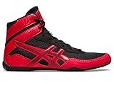 ASICS Men's MATCONTROL 3 Wrestling Shoes, 10.5, Black/Classic RED