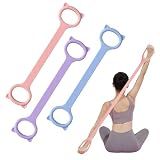 Figure 8 Resistance Bands with Handles,Silicone Exercise Band Set