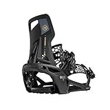 Nidecker OG Supermatic Snowboard Bindings – Auto Open System with Reclining Highback – Size XL – Black