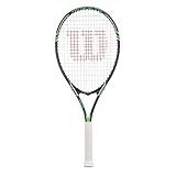 Wilson Tour Slam Strung Tennis Racquet, 4 1/4-Inch, Black/Green