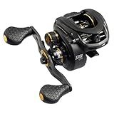 Lew's TP1SHA Tournament Pro LFS Speed Spool Bait Cast Reel, 7.5:1 120/12, RH, ACB, 120/12 - 31" Black