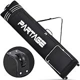 Partage Snowboard Bag with Wheels, Snowboard Bag for Air Travel, Adjustable Length Up to 170 cm, 600D Water Resistant Oxford -Black (170 CM)