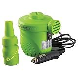 O'Brien 12 Volt Electric Inflator and Deflator Pump with 3 Adjustable Nozzles and 6 Foot Cord, For Pool Floats, Snow Tubes, and Other Inflatables