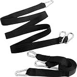 2 Pcs Strap for Weighted Sled Training Workout Equipment Nylon Sled Harness Pulling Belt Trainer Pulling Straps Allow 2 Point Attachment for Improving Speed Endurance Strength