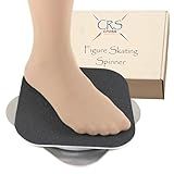 CRS Cross Figure Skating Spinner. Off Ice Spinning Training Aid for Ice Skaters, Gymnastics, Dance and Ballet. Metal 8 Inch Spin Trainer for Any Flat Surface. (Spinner)