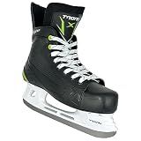 TronX Stryker 3.0 Senior Adult Junior Kids Ice Hockey Skates, New for 2023 (Skate Size 6 (Shoe Size 7-7.5))