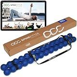 SPINEFITTER by SISSEL Blue | Massage Device for Back & Balance | Back Trainer Relieves Tension & Blockages | Ideal for Pilates and Yoga | for Relaxation of The Spine | for Home & Professional Use