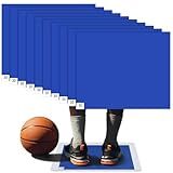Drydiet 300 Pccs Basketball Sticky Adhesive Mat Replacement Sheets Clean Tacky Floor Mats Replacement Sheet Courtside Basketball Court Accessory for Remove Dust Dirt from Shoe (Blue)