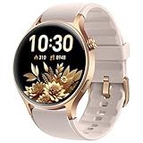 Smart Watch for Women, Answer/Make Call, 1.32'' AMOLED Ultra-Clear Screen Fitness Tracker with Heart Rate/Sleep/SpO2 Monitor, Smartwatch for iPhone/Samsung/Android, 110+ Sport Modes, 3ATM Waterproof