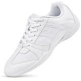 CADIDL White Cheer Shoes Women Cheerleading Shoes Girls Varsity Cheer Sneaker Youth Tennis Trainning Sneaker Flats Size 8