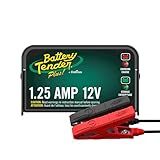 Battery Tender Plus 12V 1.25 AMP Car & Motorcycle Battery Charger and Maintainer, Float Charge for Automotive, and ATVs - Smarter Than a Trickle Charger