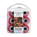 Conair Self-Grip Hair Rollers, Velcro, 5 Sizes, 31 Count, Multicolor