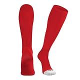 TCK Prosport Performance Tube Socks (Red, Medium)