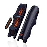 moonwalkr Cricket Leg Guard 2.0 Protective Gear for Unisex of Batter's Height (5'9"-6'2") Cricket Pads Batters Leg Guard & Perfect for Running Between Wickets (Blue, Large)