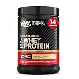 Optimum Nutrition Gold Standard 100% Whey Protein Powder, Vanilla Ice Cream, 1 Pound (Pack of 1)