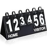 Upstreet Scoreboard/Score Keeper for Indoor & Outdoor Sports - Ping Pong/Baseball/Tennis/Basketball Scoreboard or Varsity Scoreboards/Volleyball Scorekeeper - Portable Scoreboard Flips up to 99