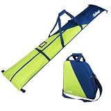 Goloni Ski Bag and Boot Bag Combo,Ski Bags for Air Travel,Water- resistant Snowboard Bag Fits for Skis Up to 180 CM and Boots Up To Size US13