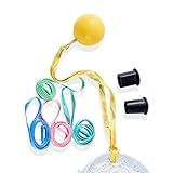 Yuyongshuai Lacrosse Training Equipment,Lacrosse Practice Cradling, Rebounders for Youth, Includes: 1 Ball, 5 Ropes, 2 Rubber Sleeves.