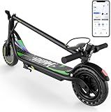 VOLPAM Electric Scooter, 350W/500W Powerful Motor, 8.5"/10" Solid Tires, 19/21Mph, 28/23/21/16 Miles Max Range, Dual Braking