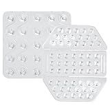 Sfcddtlg 2 Sets Snowboard Stomp Pads-3D Clear Anti-Slip Stomp Pad Mat for Provides Extra Grip to Enhance Your Snowboarding Experience