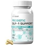 ZeniZest GLP-1 Support Probiotic Weight Loss Support Supplement with Berberine - Women Men - Natural Daily Oral GLP1 Support Appetite Suppressant Hunger Control Metabolism Fat Burn & Gut Health